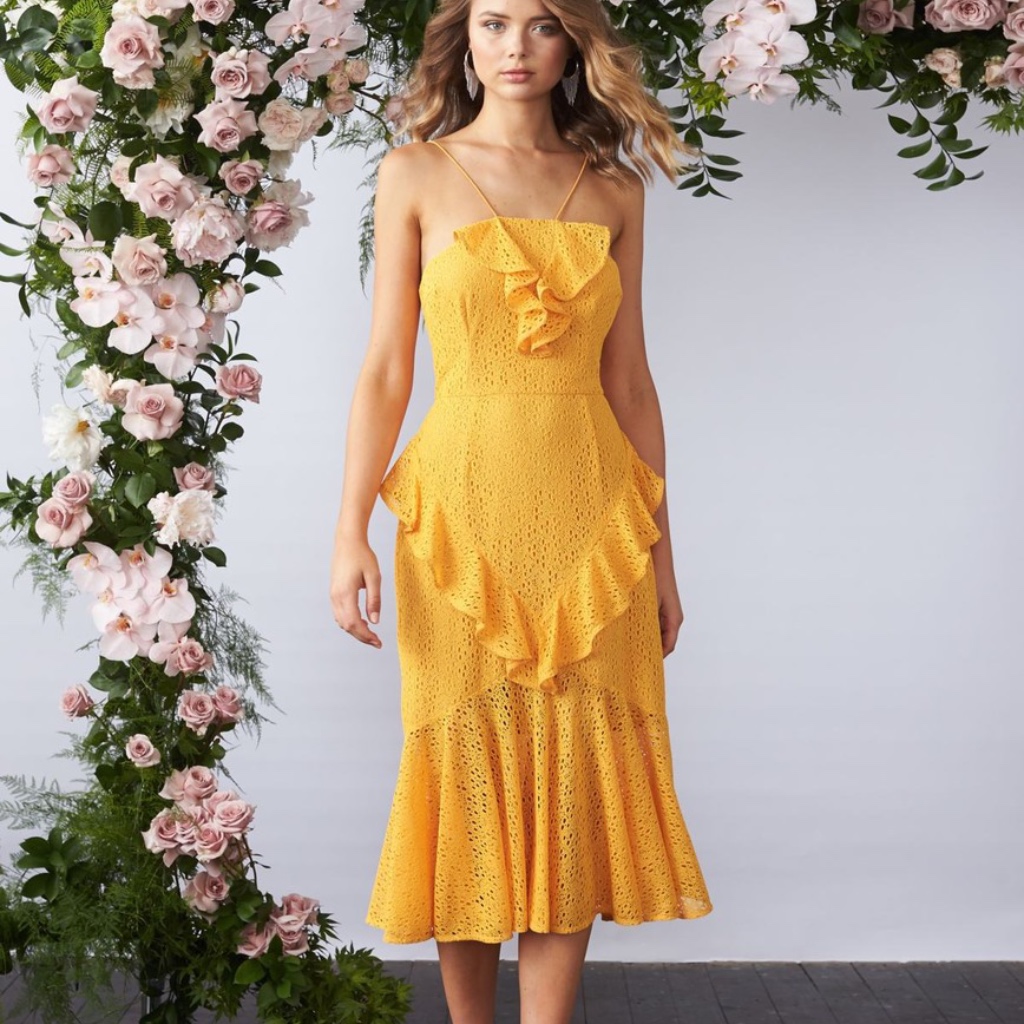 Nordstrom Cooper St Lace Midi Dress Nwt Size 14
